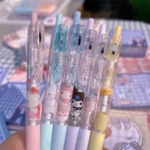 PLUMAS DE PERSONAJES SET DE 6 PZAS