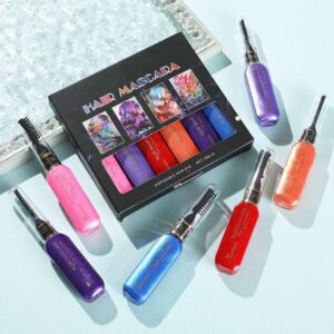 COLOR PARA CABELLO-APLICADOR TIPO RIMEL HAIR MASCARA HUXIA BEAUTY
