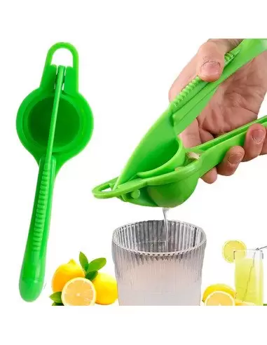 EXPRIMIDOR DE PLASTICO MANUAL DE LIMÓN – TIPO PRENSA ERGONÓMICO