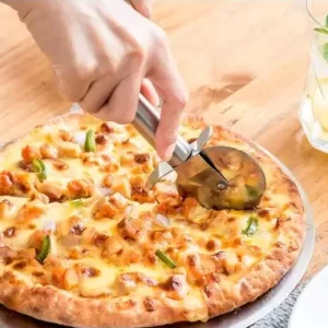 CORTADOR DE PIZZA DE ACERO INOXIDABLE