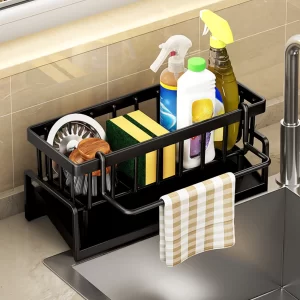 ORGANIZADOR DE FREGADERO CON CHAROLA ESCURRIDOR