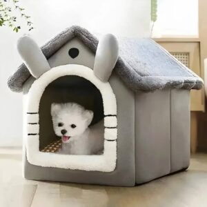 CASA GRIS PARA MASCOTA L