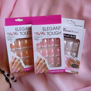 UÑAS TIPO FRANCESA ELEGANT TOUGH