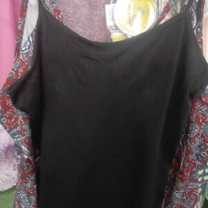 PLAYERA TIRANTES NEGRA