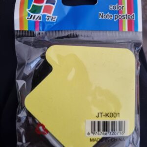 POSTIT FIGURA Y COLORES NOTA ADHESIVA