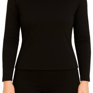 BLUSA TERMICA AFELPADA CUELLO REDONDO