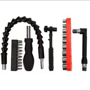 Set de puntas y dados con extensión flexible. 52617