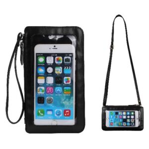 Cartera con Ventana Táctil para Celular y Correa Cruzada - 51012