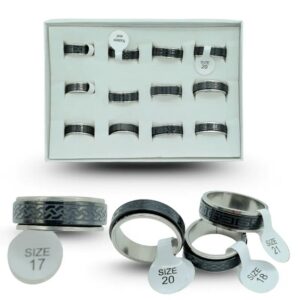 anillo grecas acero inoxidable