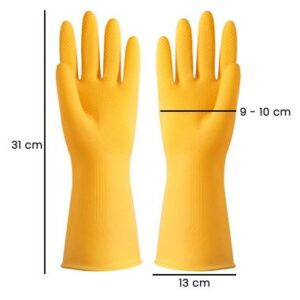 Guantes de Limpieza de Látex Resistentes Talla M -  53753