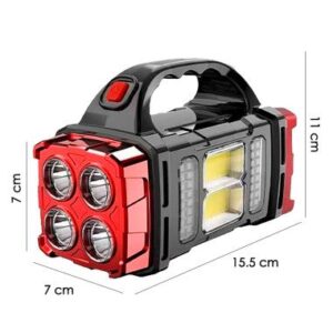 Linterna LED de Emergencia Solar Portátil Multifunción -  47843