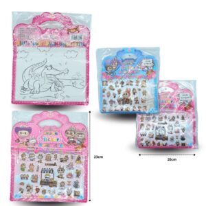 sticker loncherita labubu con dibujo