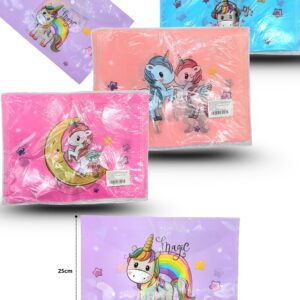 folder decorado unicornio tamaño carta