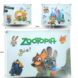 folder decorado unicornio o zootopia