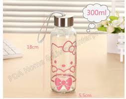 BOTELLA KITTY DE VIDRIO