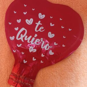 Globo corazón chico c/u