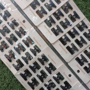 PINZA MINI NEGRA SET DE 6