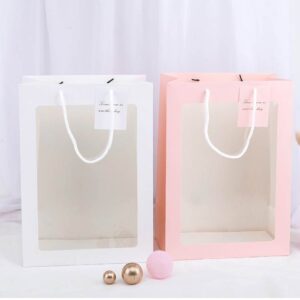 BOLSA DE REGALO CON VENTANA TRANSPARENTE